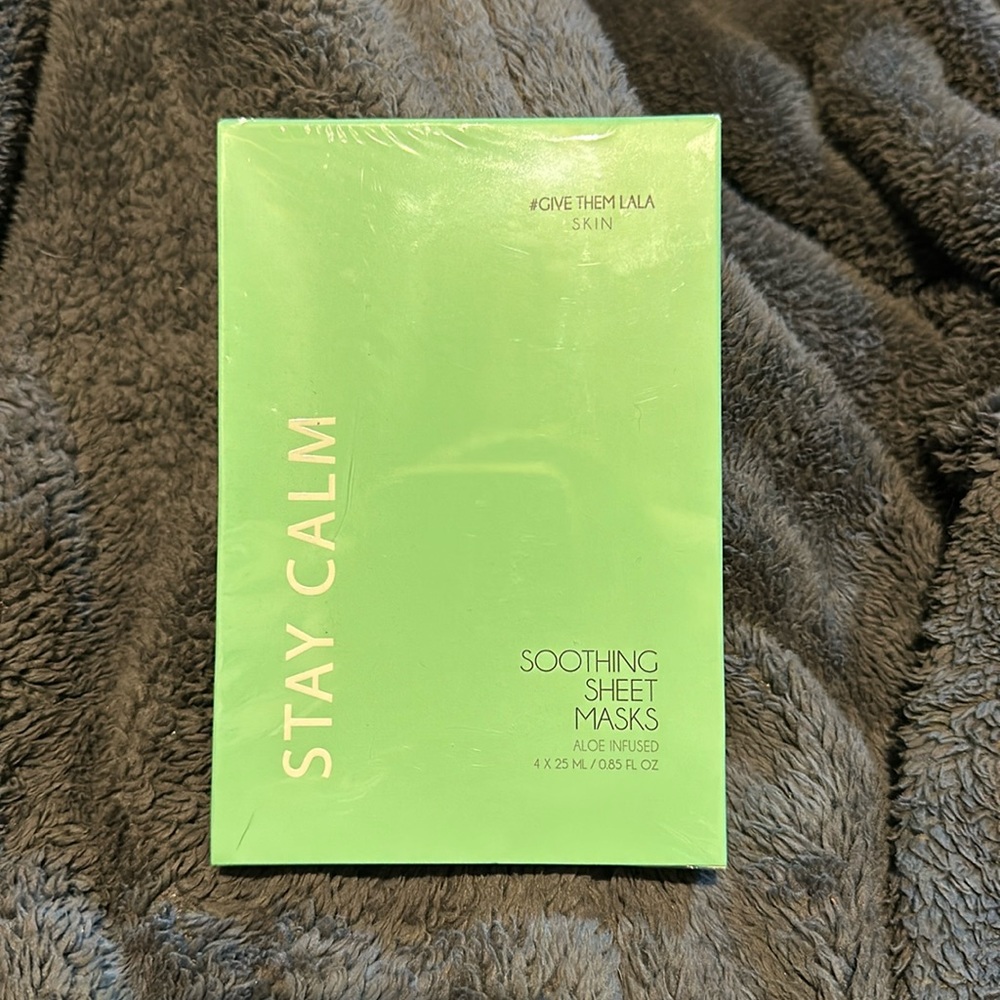 Give them LaLa Stay Calm Soothing Sheet Masks
